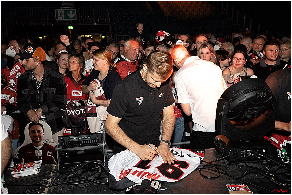 Koelner Haie Abschiedsfeier; Koeln, 22.04.2022